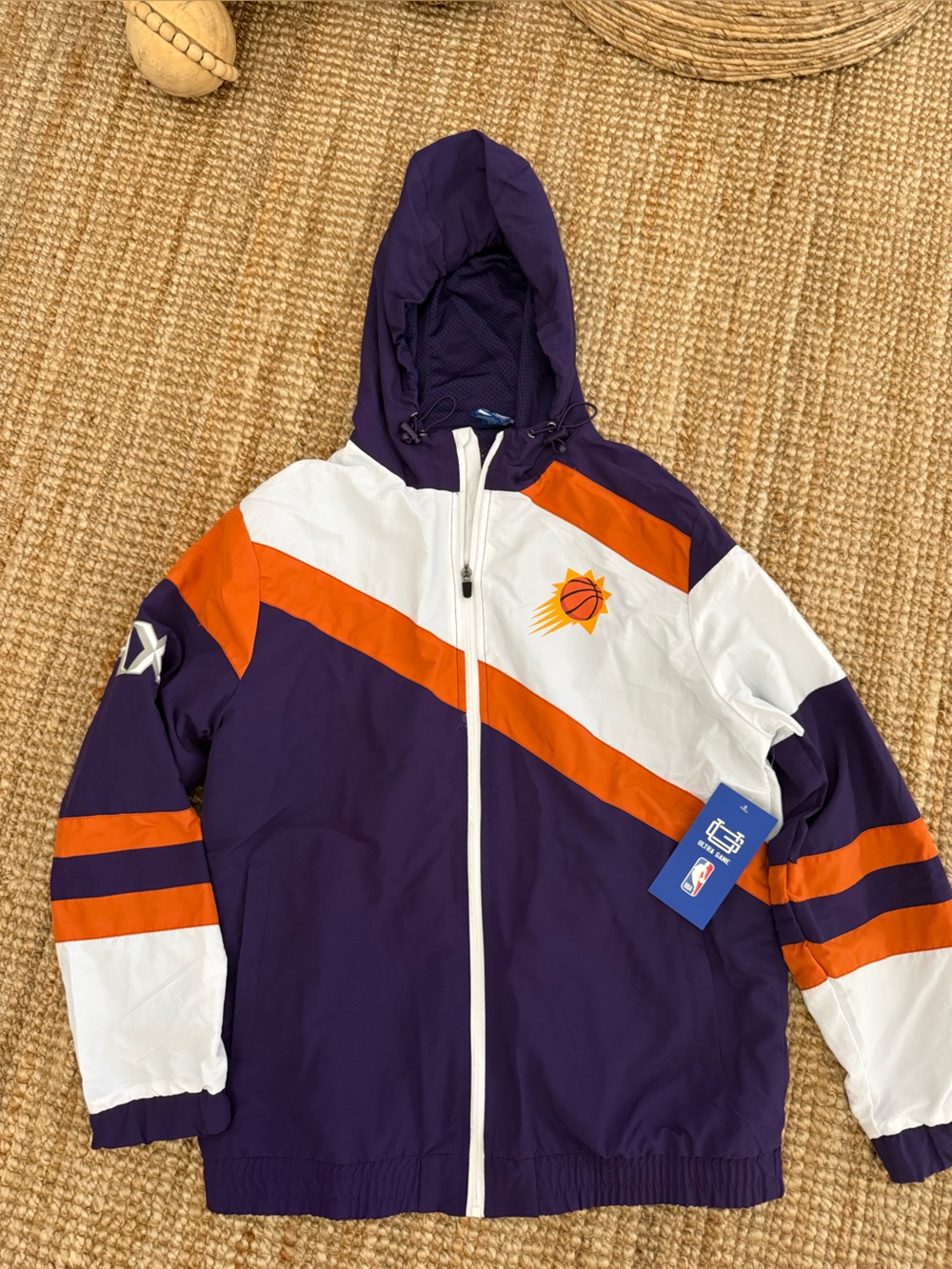 Phoenix Suns Purple & Orange  Hooded Jacket